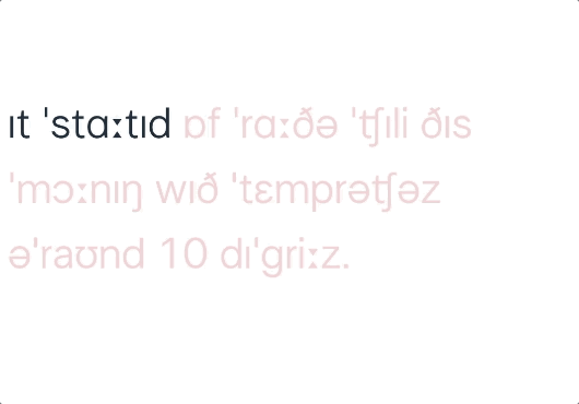 IPA pronunciation view showing dictionary sound symbols（IPA 発音記号ビュー 辞書式 発音サポート）